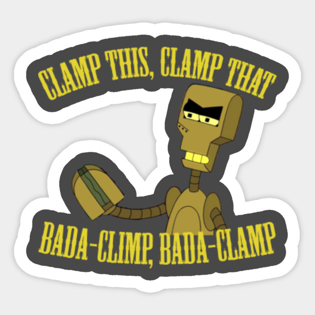 The Clamps! Futurama Sticker TeePublic